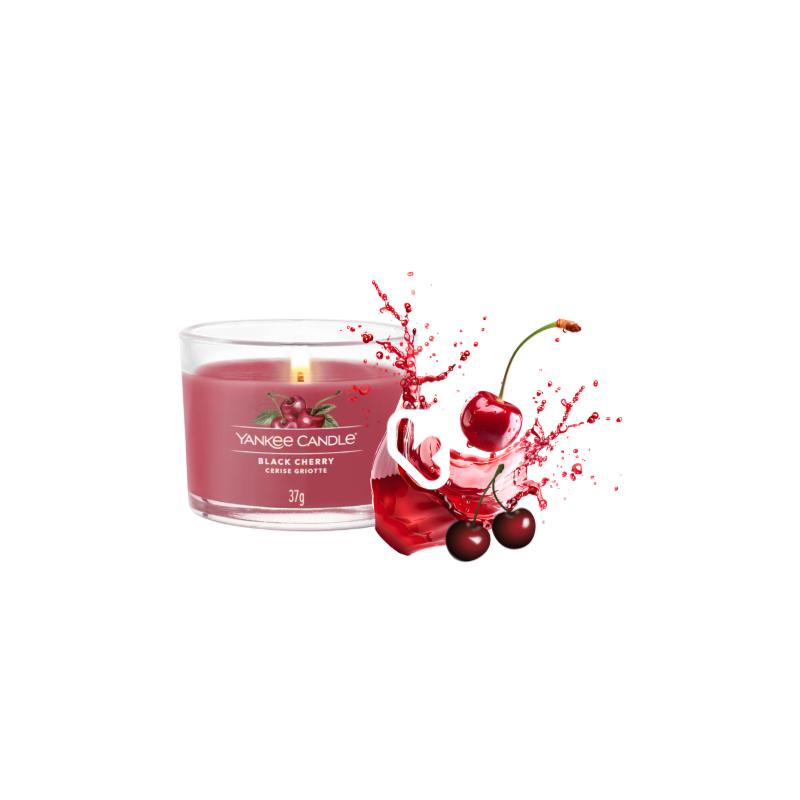 CERISE GRIOTTE - VOTIVE EN VERRE - YANKEE CANDLE