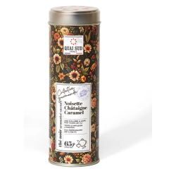 THÉ NOIR NOISETTE CHATAIGNE CARAMEL BOITE RONDE 65G - QUAI SUD