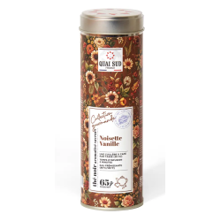 THÉ NOIR NOISETTE VANILLE BOITE RONDE 65G - QUAI SUD