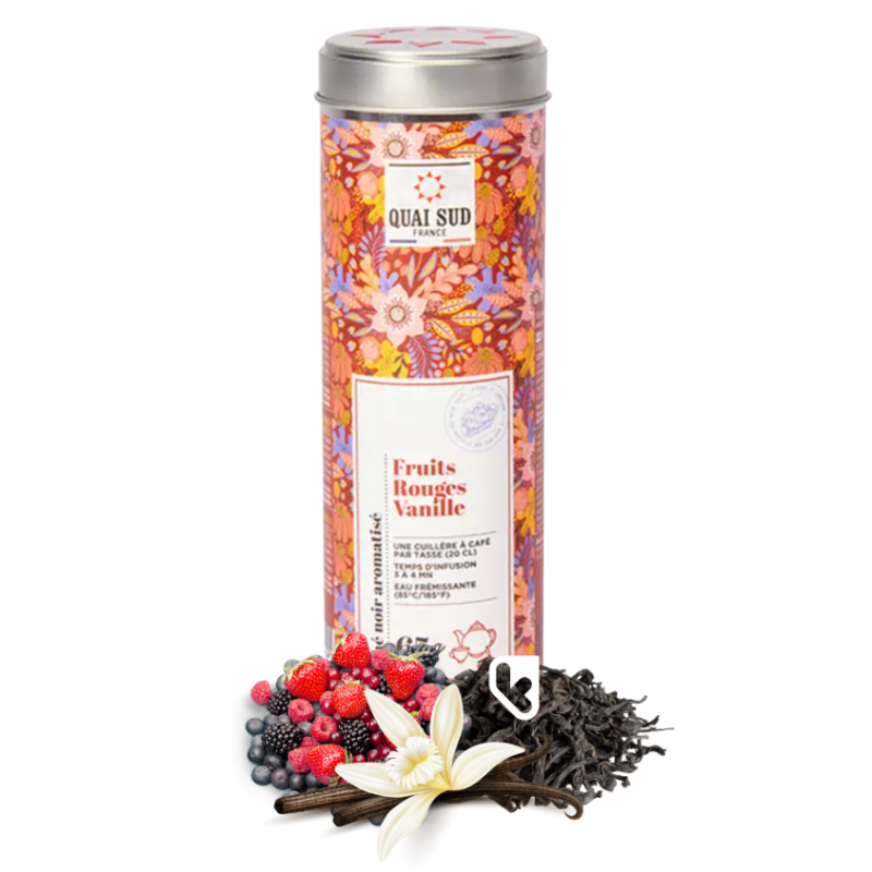 THE NOIR - VANILLE FRUITS ROUGES - QUAI SUD