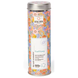 Thé Noir Earl Grey - Boîte ronde 60g - QUAI SUD