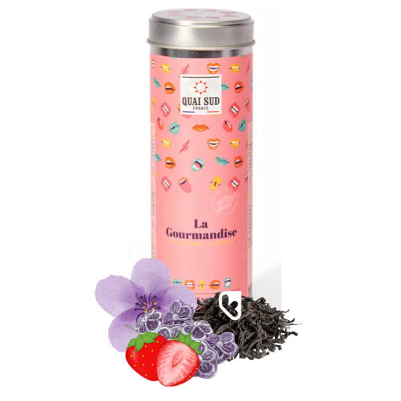 THE NOIR - LA GOURMANDISE - VIOLETTE FRAISE - QUAI SUD