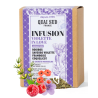 INFUSION "VIOLETTE IN LOVE" Rooibos, Violette, Framboise, Coquelicot - BOÎTE 15 INFUSETTES - QUAI SUD