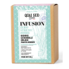 INFUSION "ZERO STRESS" Rooibos, Citronnelle, Mélisse, Fruits rouges - BOÎTE 15 INFUSETTES - QUAI SUD