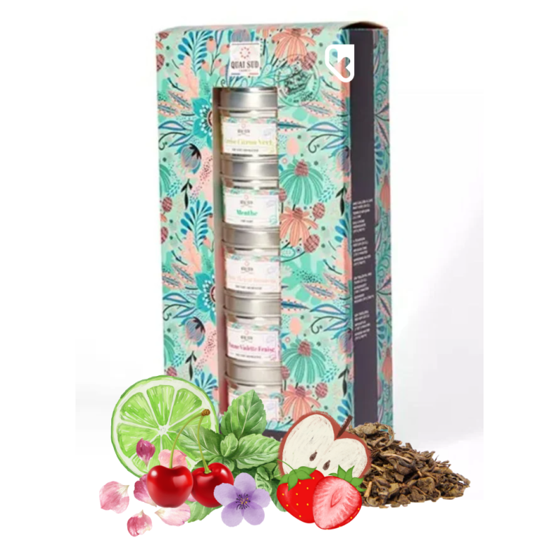 Coffret de thés verts  - Les Essentiels - QUAI SUD