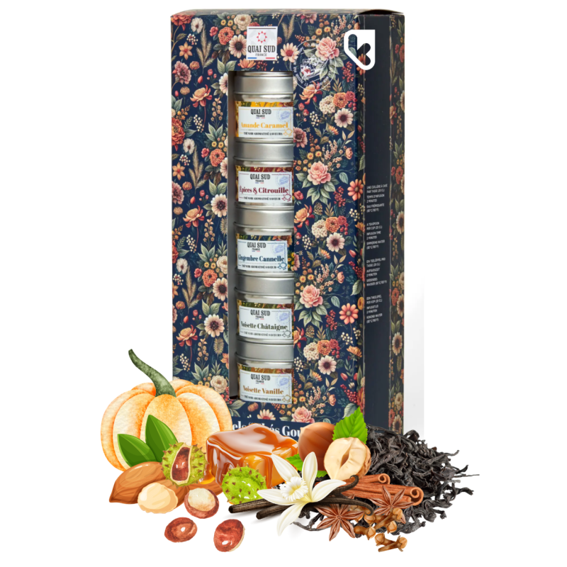 Coffret de Thés - Les essentiels gourmands - QUAI SUD