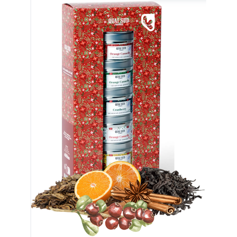 Coffret de Thés & d'Infusions - Les essentiels de Noël - QUAI SUD