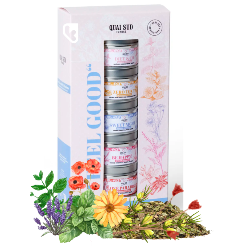 COFFRET INFUSIONS "I FEEL GOOD" - QUAI SUD