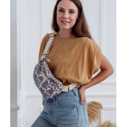 SAC BANANE - MANOA AZUL - BINDI ATELIER