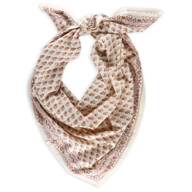 GRAND FOULARD - AARTI VANILLE - BINDI ATELIER