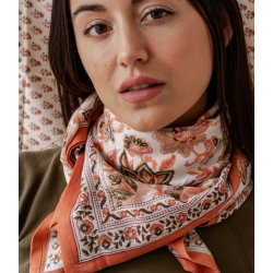 GRAND FOULARD - MATIRA BLUSH - BINDI ATELIER