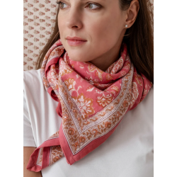 GRAND FOULARD - MATIRA ROSA - BINDI ATELIER