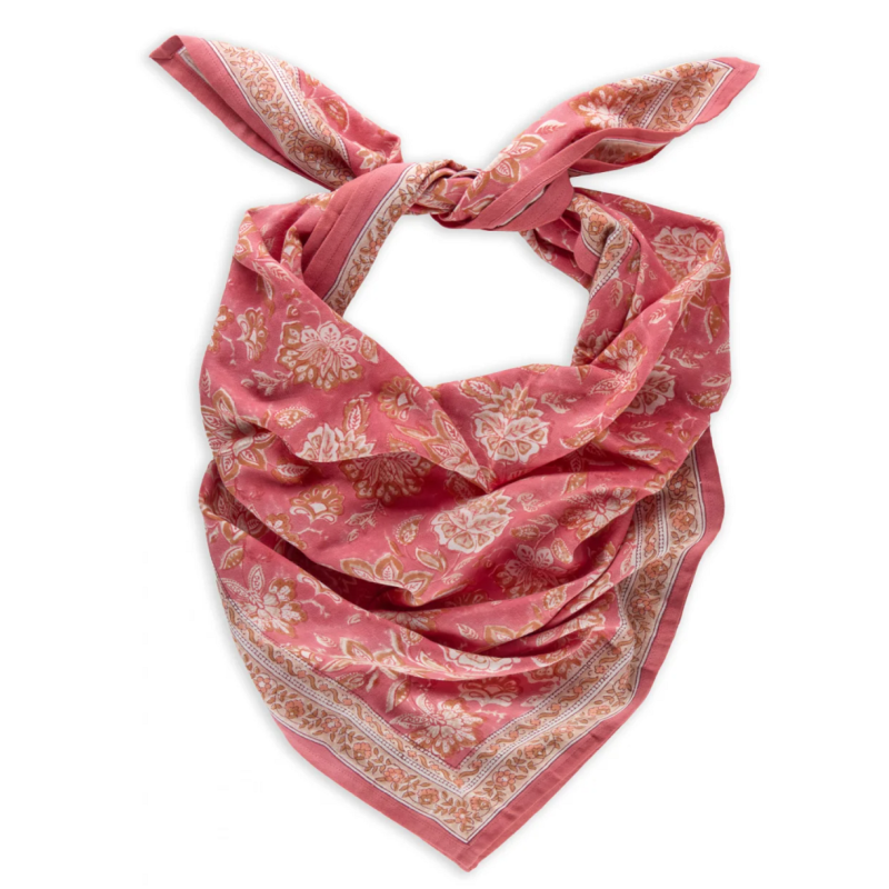 GRAND FOULARD - MATIRA ROSA - BINDI ATELIER