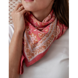 GRAND FOULARD - MATIRA ROSA - BINDI ATELIER