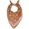 GRAND FOULARD INDIEN - KIALA BISCUIT - BINDI ATELIER