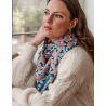 GRAND FOULARD INDIEN - POSY OPALE - BINDI ATELIER