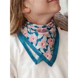 PETIT  FOULARD INDIEN - POSY OPALE - BINDI ATELIER