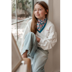 PETIT  FOULARD INDIEN - POSY OPALE - BINDI ATELIER
