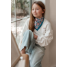 PETIT  FOULARD INDIEN - POSY OPALE - BINDI ATELIER