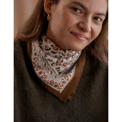 PETIT FOULARD INDIEN - EDEL AMBRE - BINDI ATELIER