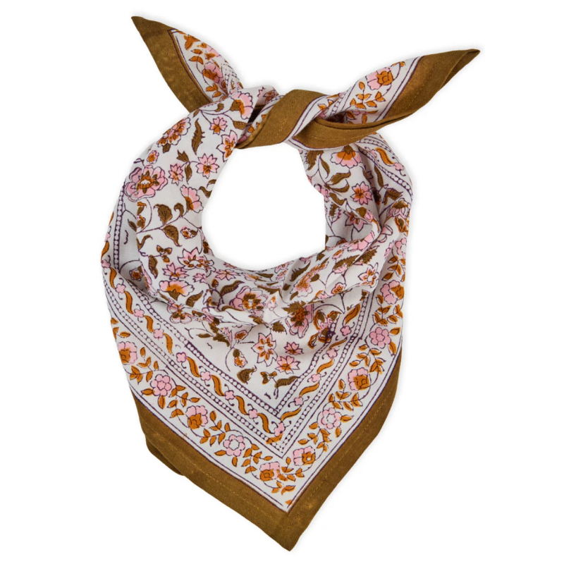 PETIT FOULARD INDIEN - EDEL AMBRE - BINDI ATELIER