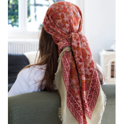 FOULARD EN LAINE - OUNA AMANDE- BINDI ATELIER