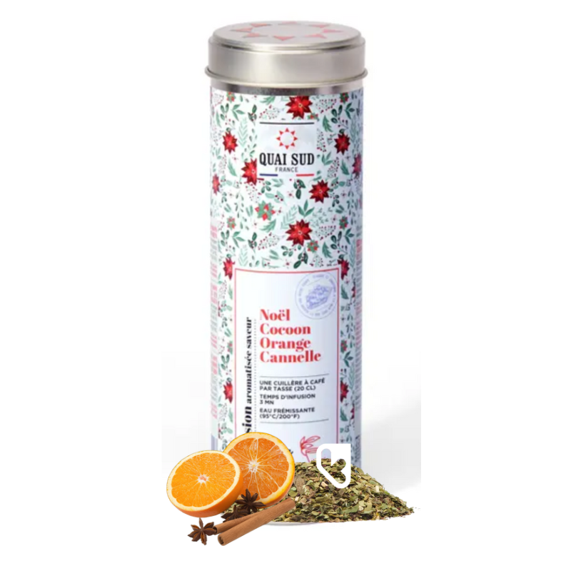 INFUSION NOEL COCOON - BOÎTE RONDE 75G - QUAI SUD