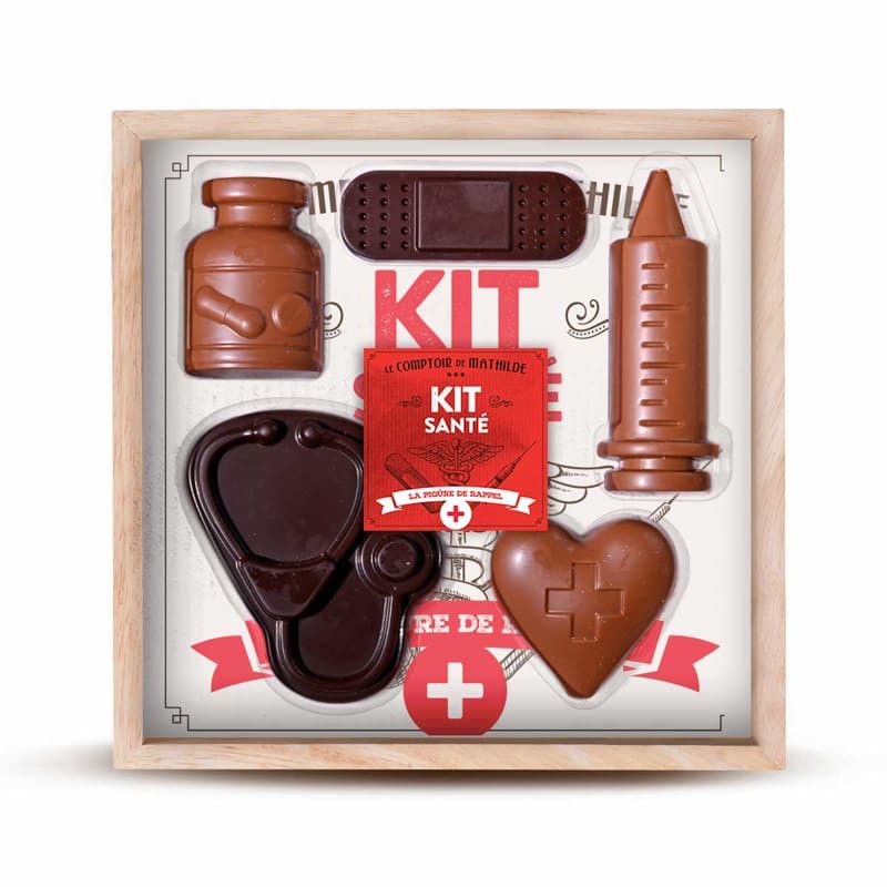 KIT SANTE CHOCOLATS NOIR & LAIT 175G - LE COMPTOIR DE MATHILDE
