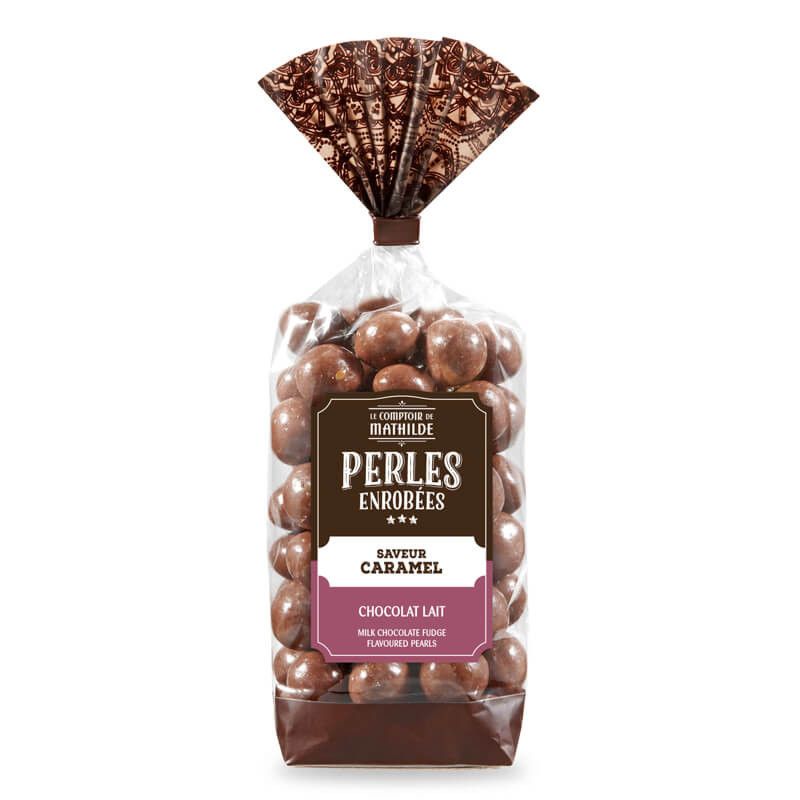 PERLES SAVEUR CARAMEL CHOCOLAT LAIT 170G - LE COMPTOIR DE MATHILDE
