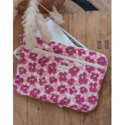 POCHETTE D'ORDINATEUR - POSY DAHLIA - BINDI ATELIER