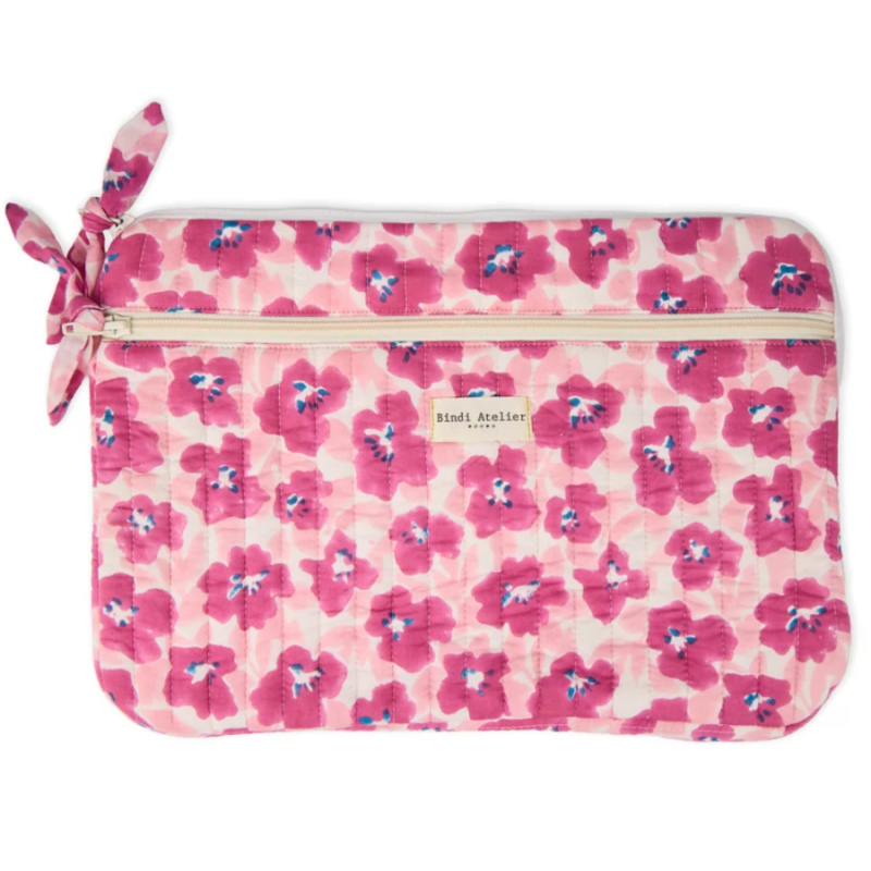 POCHETTE D'ORDINATEUR - POSY DAHLIA - BINDI ATELIER