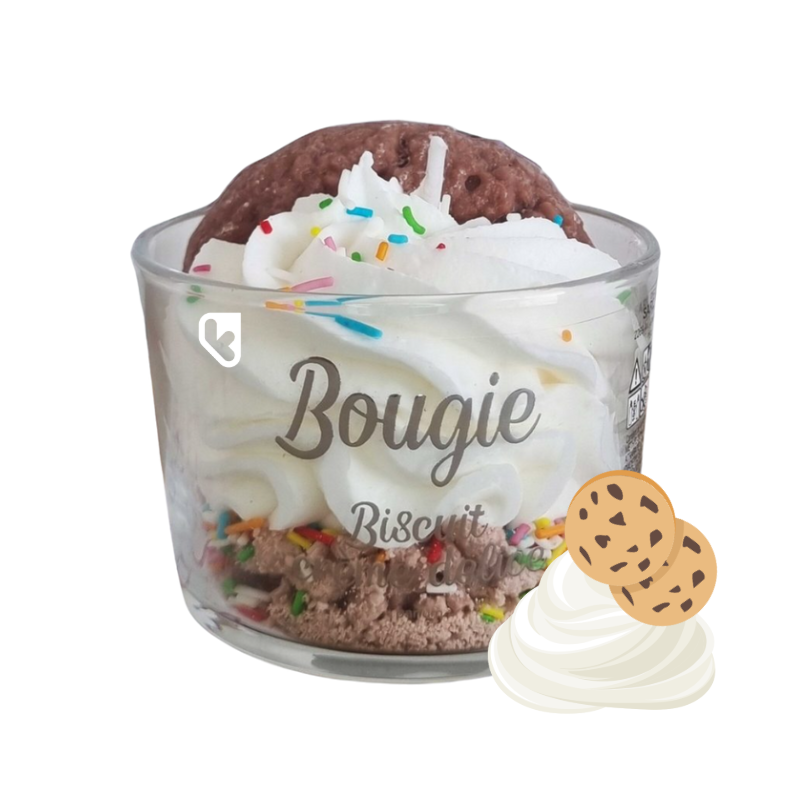 BOUGIE - BISCUITS et CRÈME DÉLICE - PEAU D'ÂNE