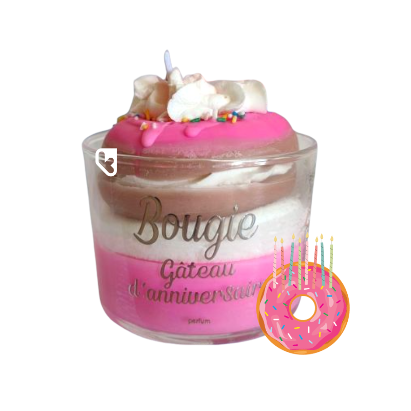 Bougie - Gâteau d'Anniversaire - PEAU D'ÂNE