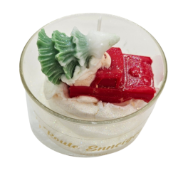 BOUGIE 2 MÈCHES ROUTE ENNEIGÉE - PEAU D'ÂNE