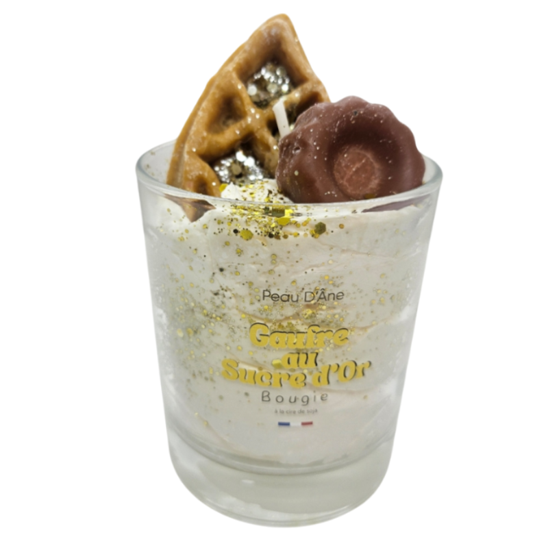 BOUGIE GAUFRE AU SUCRE - PEAU D'ANE