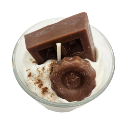 BOUGIE MOUSSE AU CHOCOLAT BLANC - PEAU D'ANE