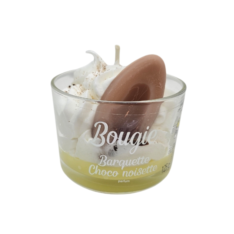 BOUGIE BARQUETTE CHOCO NOISETTE - PEAU D'ANE