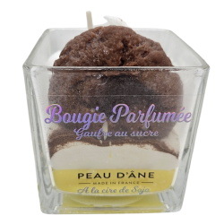 BOUGIE CARRÉE GAUFRE AU...