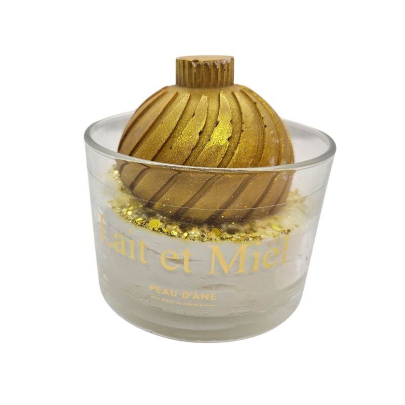 BOUGIE VERRINE LAIT ET MIEL - PEAU D'ÂNE