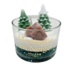 BOUGIE VERRINE MONTAGNE EN NEIGE - PEAU D'ÂNE
