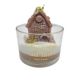 BOUGIE VERRINE CHOCOLAT AU...