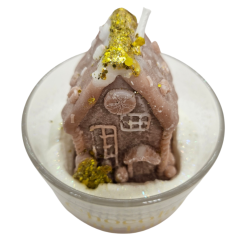 BOUGIE VERRINE CHOCOLAT AU LAIT- PEAU D'ÂNE