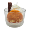 BOUGIE VERRINE GÂTEAU D'HIVER ORANGE CANNELLE - PEAU D'ÂNE