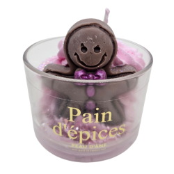 BOUGIE VERRINE PAIN D'ÉPICES ROSE - PEAU D'ÂNE