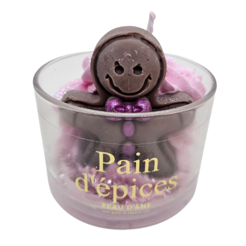 BOUGIE VERRINE PAIN D'ÉPICES ROSE - PEAU D'ÂNE