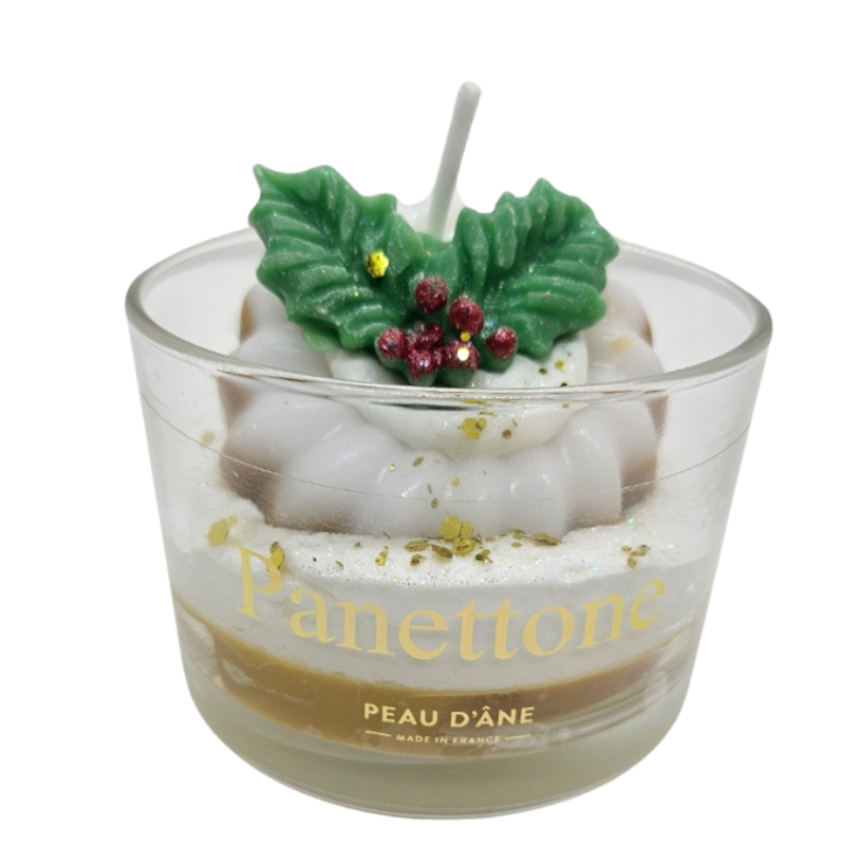 BOUGIE VERRINE PANETTONE - PEAU D'ÂNE