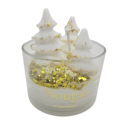 BOUGIE VERRINE NOUGAT -...