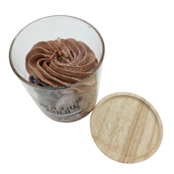 BOUGIE BIJOU BOIS BRIOCHÉ DORÉE - PEAU D'ÂNE