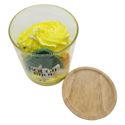 BOUGIE BIJOU BOIS MONOÏ CLEMENTINE - PEAU D'ÂNE