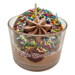 BOUGIE DONUT TRIPLE CHOCO -...